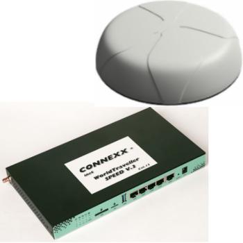 STANDARD: CONNEXX-inet WorldTraveller SPEED V.3 GPS - weltweit leistungsstarkes Internet (Cat.12)  + WLAN + GPS-Tracker für TV. Streaming und Surfen