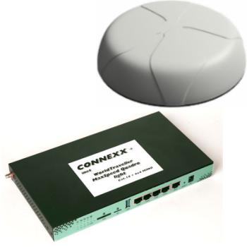 AKTION: CONNEXX-inet WorldTraveller MaxSpeed Quadro light - maximaler Speed im 4G-Netz (Cat.16 + 4x4 MIMO) + WLAN-Catching