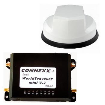 Klein aber oho: CONNEXX-inet WorldTraveller mini V.2 mit LTE Kategorie 12 (Cat.12)